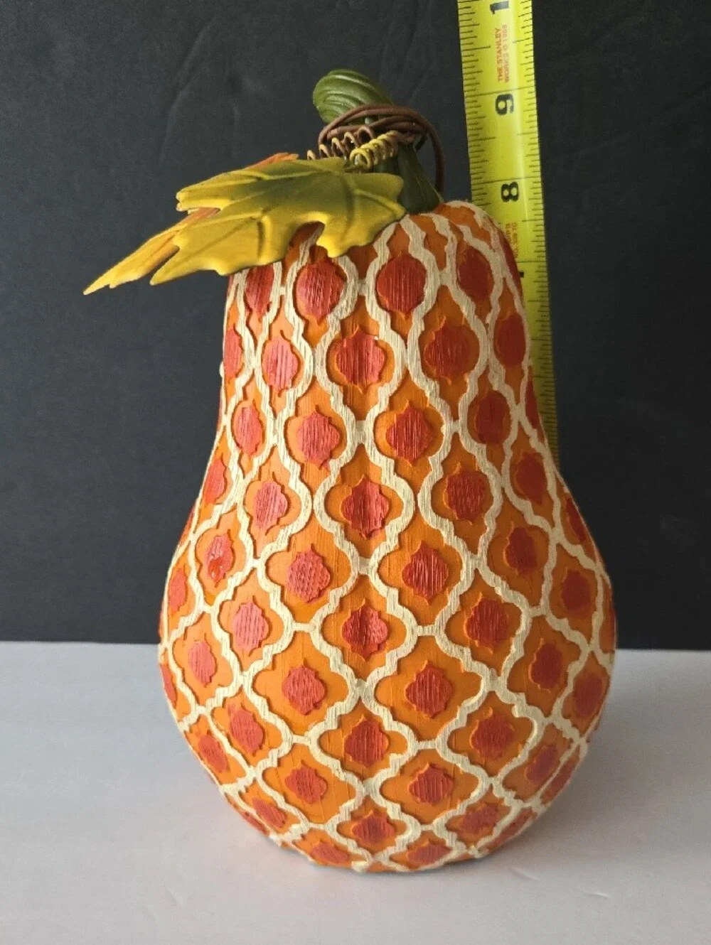Robert Stanley Design Autumn Resin Mosaic Decorative Pumpkin & Gourd Set